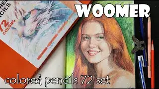 WOOMER colored pencils 72 set