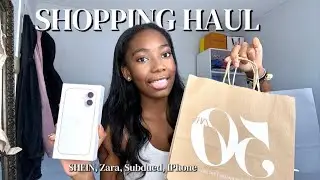 WEEKLY SHOPPING HAUL -Elysha Kouassi (SHEIN, Zara, Subdued and IPhone) 🤍