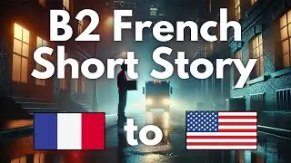 LEARN French FAST...[B2 Upper Intermediate Level] French Short Story Spoken in French then English