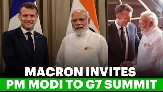 French President Macron Invites PM Modi To 52nd G7 Summit In France