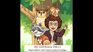 BIO 1220 Review 4 Population Community Ecology