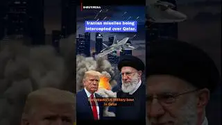 Iran launched missiles at US military base, Qatar #israeliranwar #iranattacks #qatar #breakingnews