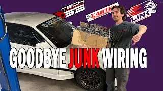 The E36 race car gets a new wiring!