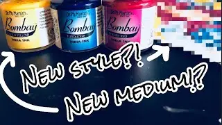 Dr. Ph Martins Bombay India Inks review ! Featuring a NEW style!?