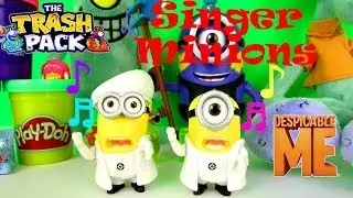 Despicable Me Minion Made Singer Figures Toys Funny Toy Review For Kids & Family