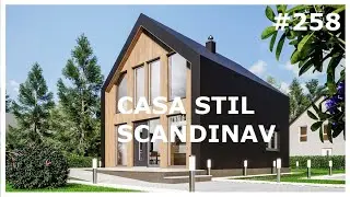 Casa Stil scandinav cu doua dormitoare #258