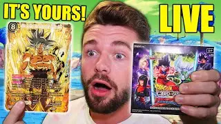 *LIVE* Attempting To Pull The Rarest Dragon Ball Super Card For A Member!