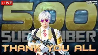 500 SUBSCRIBER DONE | THANK YOU ALL #bgmilive #pubglive #shortslive #live #stream