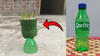 How To Make A Flower Vase with recycling the Plastic Bottle Craft WithPlastic Bottle