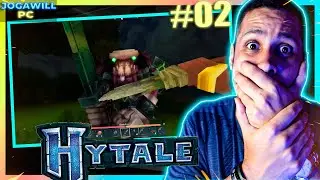 HYTALE - COMBATE INSANO COM OS MONSTROS DE NOITE, FIZ UMA FOGUEIRA #2