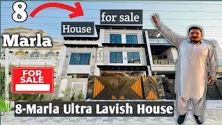 8-Marla Ultra Lavish Double Story Furnished Brand New House For Sale in Al-Rehman Garden Phase 2 