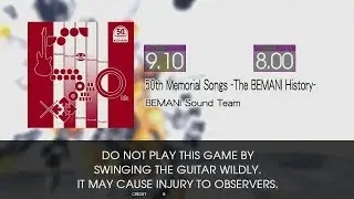 【GITADORA EXCHAIN Guitarfreaks】 50th Memorial Songs  -The BEMANI History-  MASTER Guitar & Bass