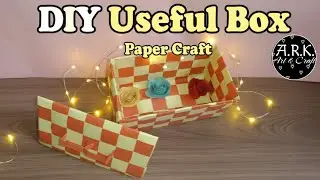 😍How To Make A Good And Useful Box🎁 / Cardboard Box With Unique Paper Design / Paper Craft Tutorial