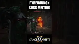 PYRECANNON HEAVY BOSS DAMAGE IS NUTS #spacemarine2 #warhammer40k #gaming