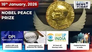 News Today | Daily Current Affairs | 16th January, 2026