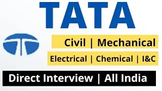 TATA Recruitment-2022 | Direct Interview | Diploma, Btech | All India Eligible |No Fees,No Exam|Jobs