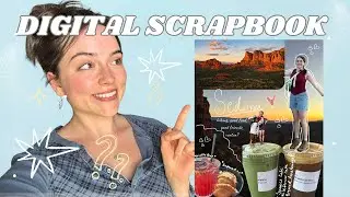 Digital Scrapbooking for Beginners | Easy & Aesthetic Canva Tutorial