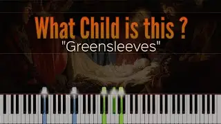 What Child Is This? - William C. Dix | Piano Tutorial | Synthesia | How to play
