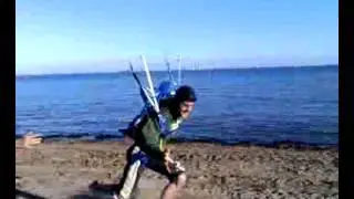 One swoop at Bellevue beach Hanko