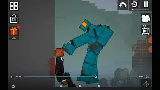 Large melon vs brute robot