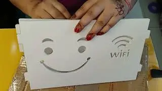 Engineered wood wall shelves for WIFI Router || Unboxing & Review