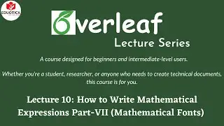 How to Executes Different Mathematical Fonts in Overleaf|Mathematical Fonts in LaTex|Different Font