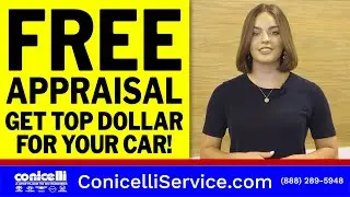 Conicelli wants to buy your car! Get a free appraisal while you wait!
