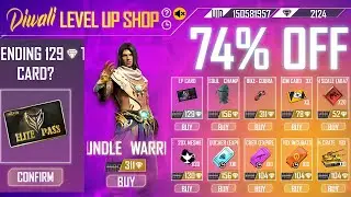 Free Fire New Level Up Shop Event//Free Fire New Event//Mystry Shop Elight Pass Discount