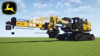 Minecraft John Deere Excavator Mounted Drill Tutorial | 450D