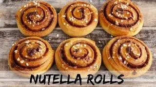 NUTELLA ROLLS | How To Make Perfect Nutella Stuffed Rolls | Nutella Bread recipe| bread rolls