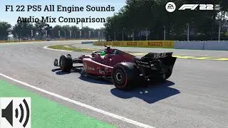F1 22 PS5 All Engine Sounds Audio Mix Comparison