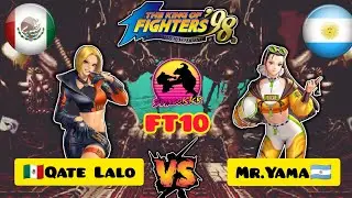 🔥Revancha Picante 🌶️🥵🔥🇲🇽Qate Lalo🇲🇽🆚🇦🇷Mr.Yama🇦🇷 FT10 #kof98 