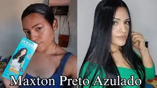 TINTA MAXTON PRETO AZULADO💁‍♀️🖤 #embelleze