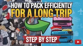 How to Pack Efficiently for a Long Trip - Step by Step
