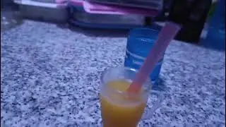 Making miniature juice . Kids miniature cooking 