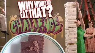 GIANT GIANT SHRIMPY JENGA!! - WWYET? Challenge