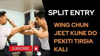 Split entry application Wing Chun | Jeet Kune Do | Pekiti Tirsia Kali 🔥🔥👊 #viral