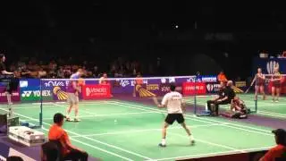 Pablo ABIAN vs Viktor AXELSEN  |  Trickshot European Badminton Championship 2016