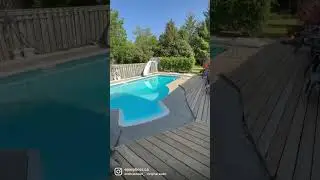 #epoxy #epoxyflooring #pool #swimmingpool #epoxycoating #concrete #backyard