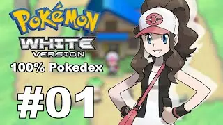 Pokemon White 100% Pokedex Walkthrough - Part #01: A Fresh Start