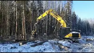 Харвестер Sumitomo SH220LC c Ponsse H7HD