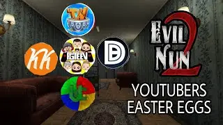 EVIL NUN 2 YOUTUBERS EASTER EGGS