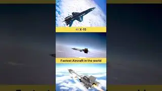 X-15 Fastest Aircraft in the World 7,274 km/h (Mach 6.7) #x15 #aircraft #aviation #nasa