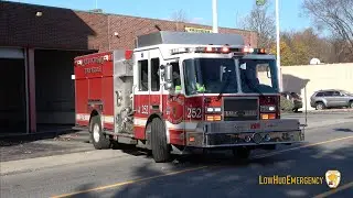 Lake Mohegan FD Ladder 35, Engine 252, & Rescue 32 Responding