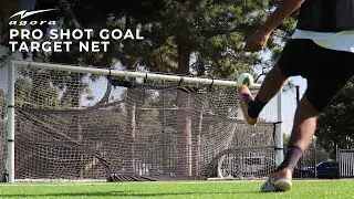 AGORA Pro Shot Goal Target Net for 8x24 ft Full-Size Soccer Goals