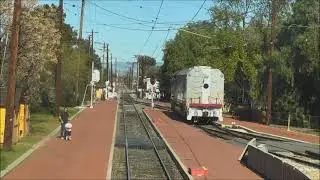 Coaster F40PHM 2C 2105 Locomotive Cab Ride Part 1