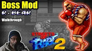 R Bear Unleashed! Streets of Rage 2 Hack Playthrough (Full Gameplay)