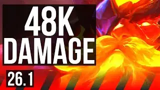 OLAF vs VOLIBEAR (TOP) | 7k gold comeback, 48K damage | KR Master | 26.1