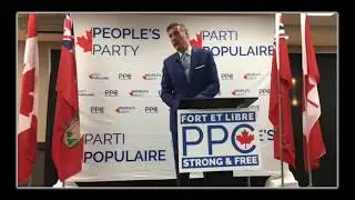 PPC Leader Maxime Bernier - Less Government More Freedom
