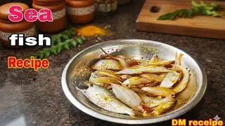 Sea Fish Fry Recipe | Crispy & Spicy Samundari Machhli Fry | Easy Fish Fry at Home | DM Receipe 